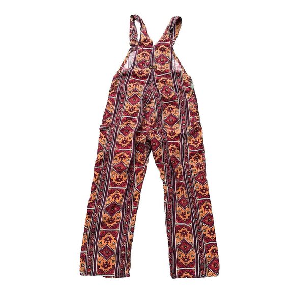Big Smith Overalls Womens 1960's 34x30 Vintage Aztec Pockets Relaxed Fit VTG - Picture 9 of 14